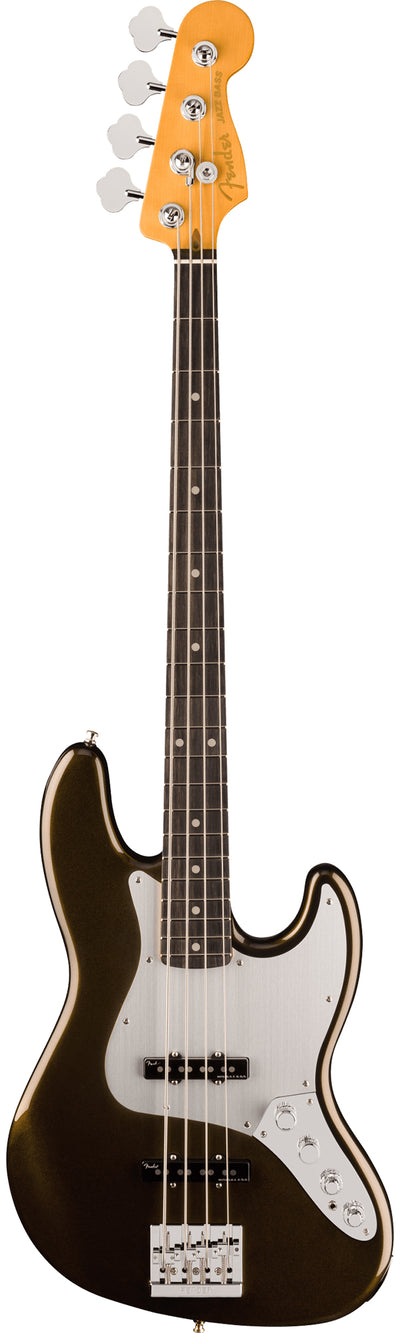 Fender American Ultra II Jazz Bass - Texas Tea w/ Guitar Cleaning Kit