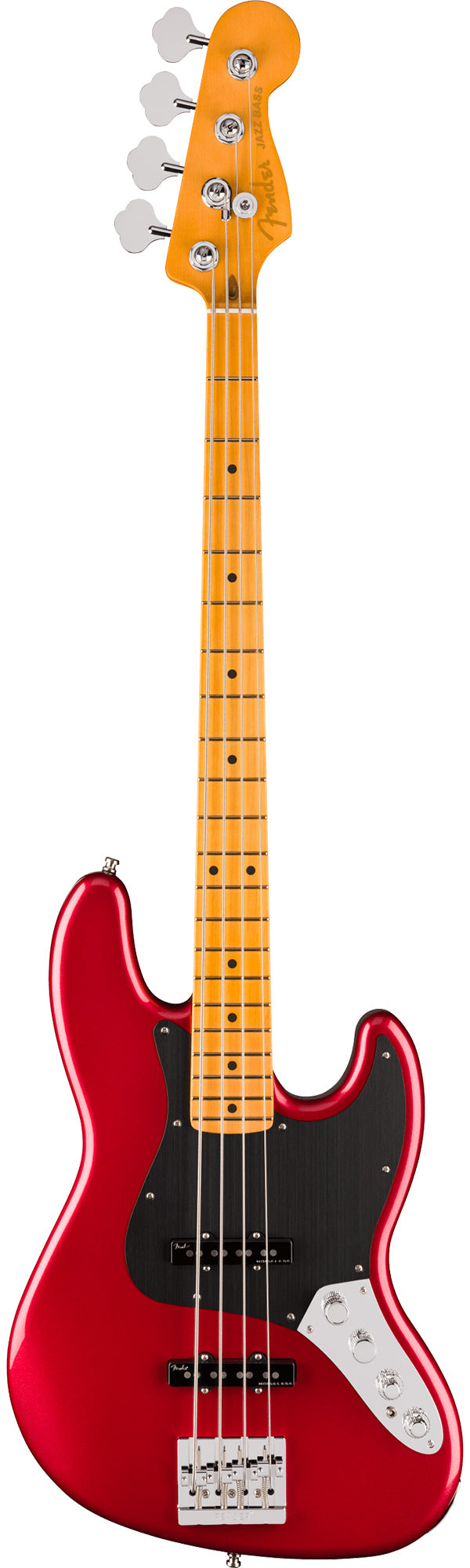 Fender American Ultra II Jazz Bass - Sinister Red w/ Guitar Cleaning Kit