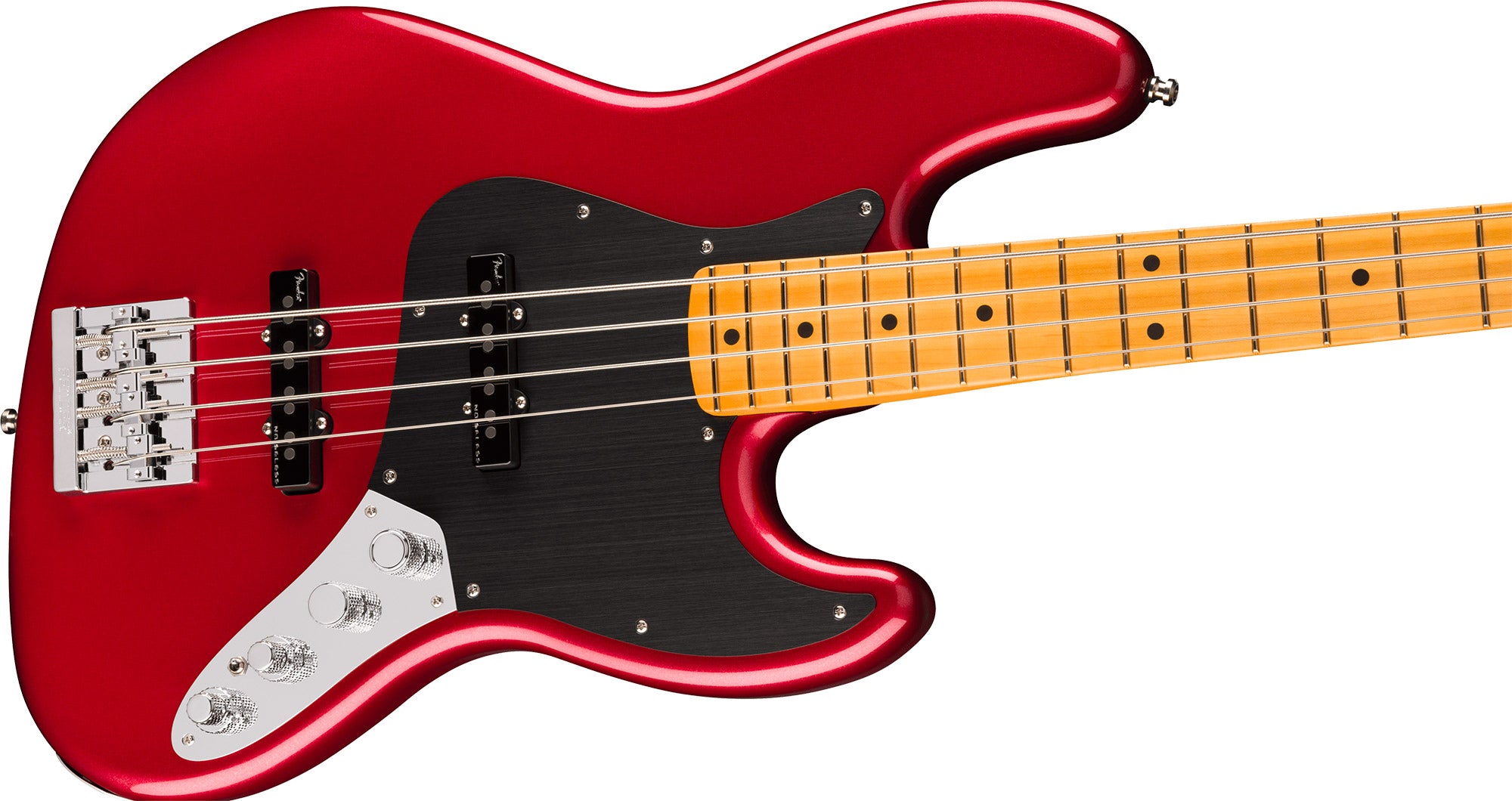 Fender American Ultra II Jazz Bass - Sinister Red w/ Guitar Cleaning Kit