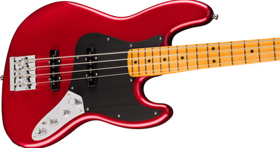 Fender American Ultra II Jazz Bass - Sinister Red w/ Guitar Cleaning Kit