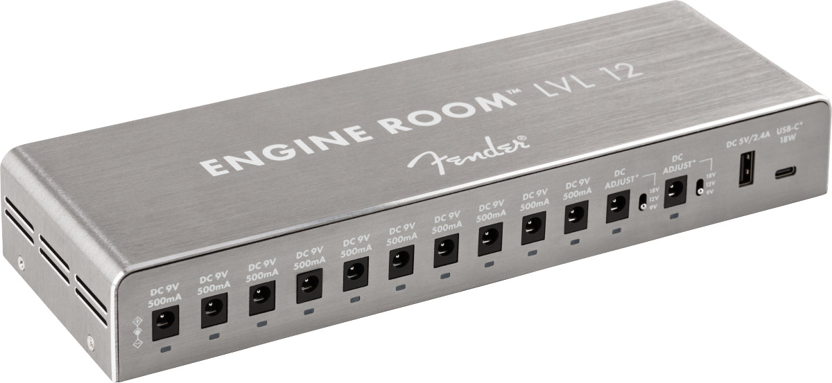 Fender Engine Room LVL12 Power Supply w/ Instrument Cable