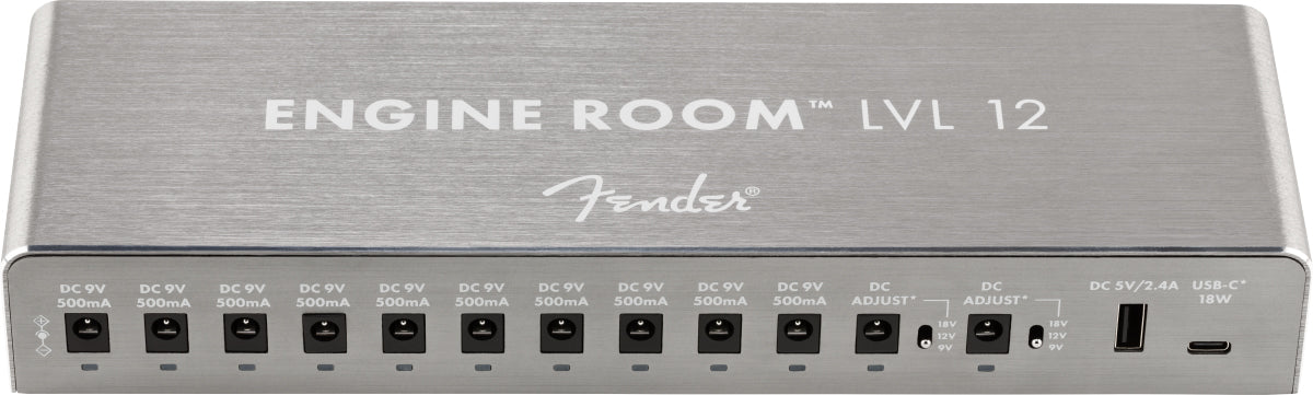 Fender Engine Room LVL12 Power Supply w/ Instrument Cable