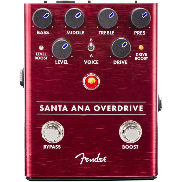 Fender Santa Ana Overdrive Pedal w/ Instrument Cable