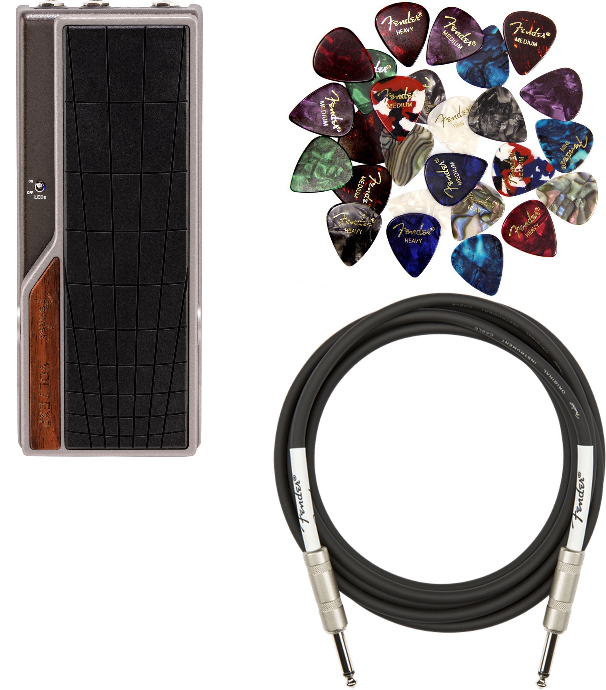Fender Tread-Light Volume-Expression Pedal w/ Instrument Cable