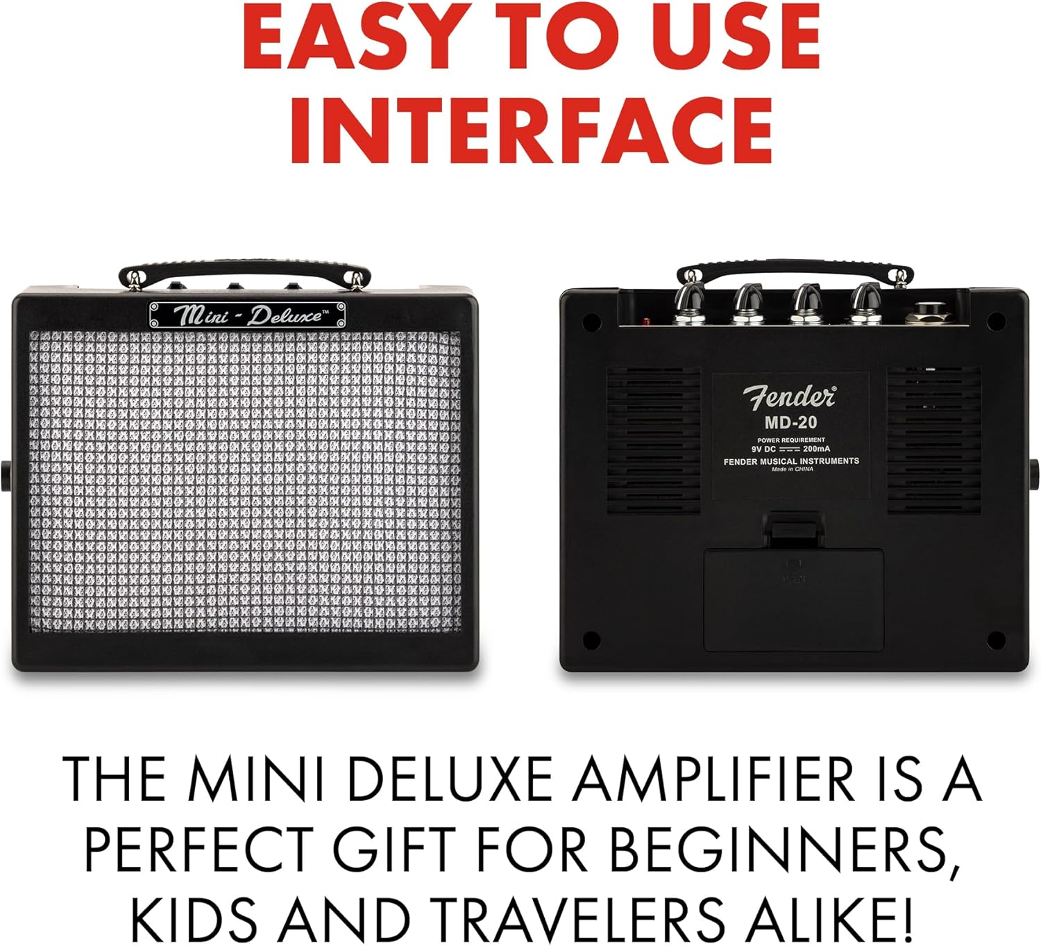 Fender MD20 Mini Deluxe Guitar Combo Amplifier