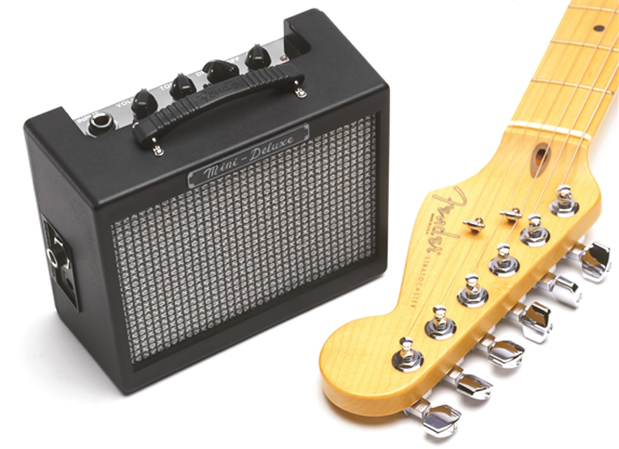 Fender MD20 Mini Deluxe Guitar Combo Amplifier w/ Instrument Cable