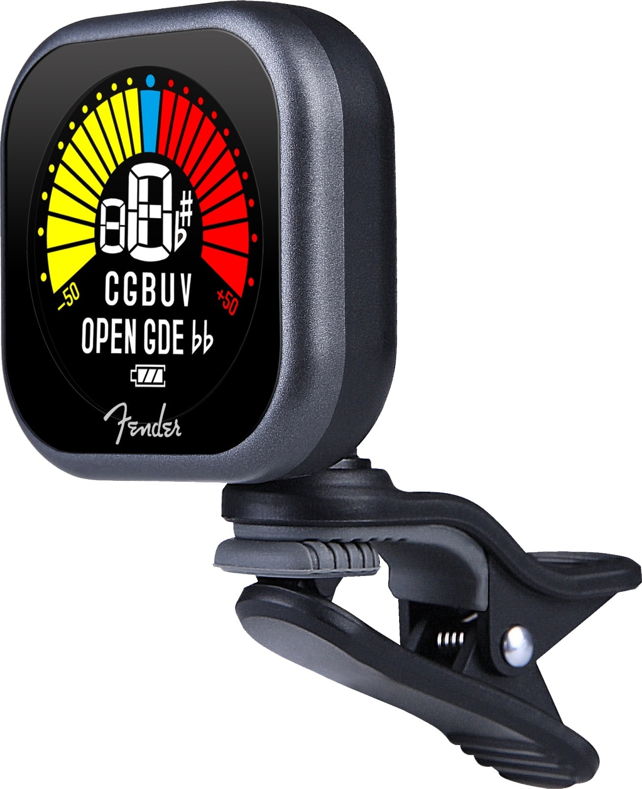Fender Flash Lite Clip-On Tuner w/ Picks