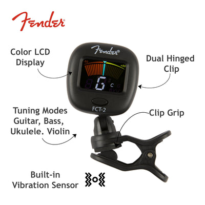Fender FCT-2 Professional Clip-On Tuner