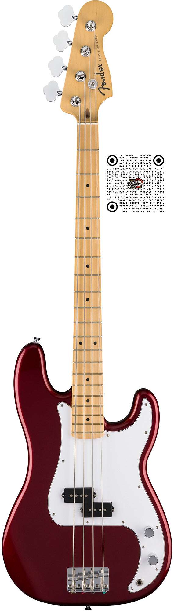 Fender Standard Precision Bass - Candy Cola w/ Guitar Cleaning Kit