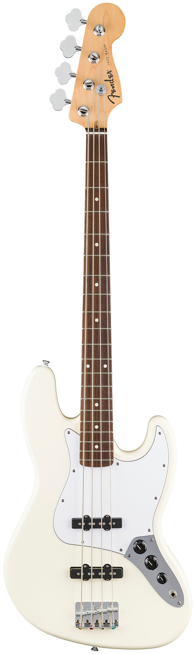 Fender Standard Jazz Bass - Olympic White w/ Guitar Cleaning Kit