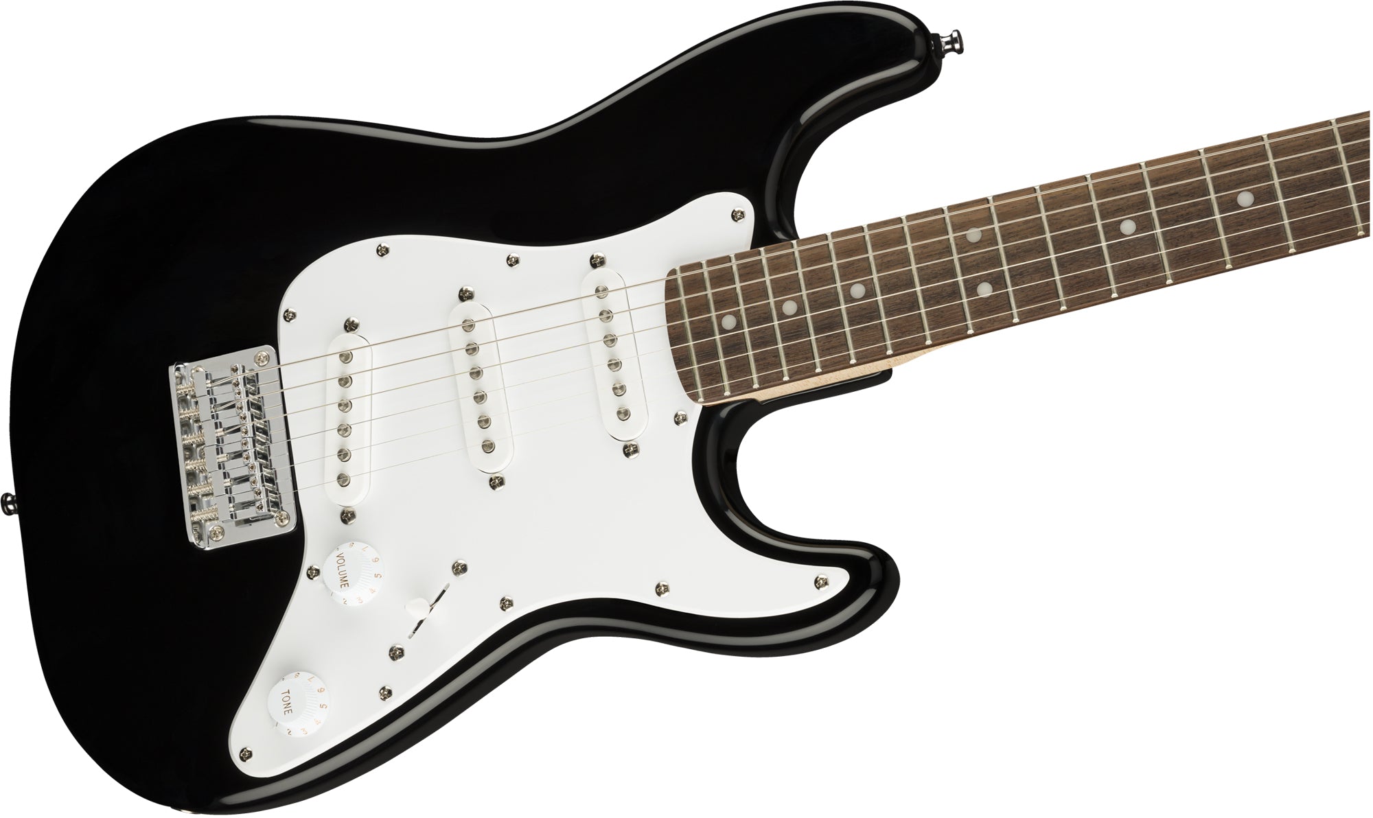 Fender Squier 3/4-Size Kids Mini Strat Electric Guitar - Black