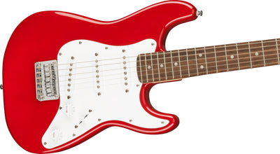 Fender Squier 3/4-Size Kids Mini Strat Electric Guitar - Dakota Red w/ Cable