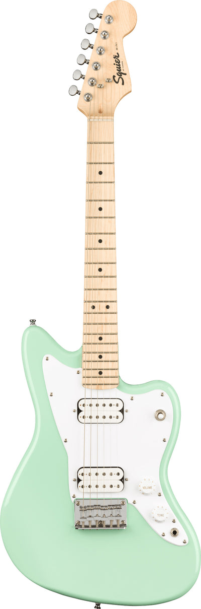 Fender Squier 3/4-Size Kids Mini Jazzmaster HH - Surf Green w/ Amplifier