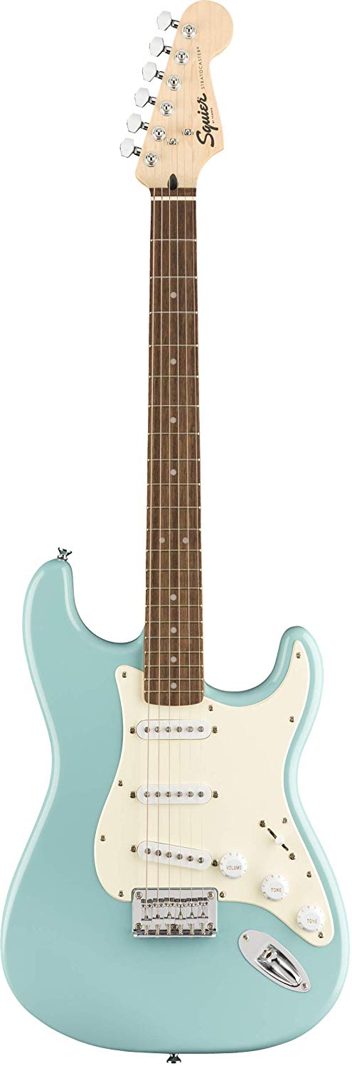 Fender Squier Bullet Stratocaster Hard Tail, Laurel - Tropical Turquoise
