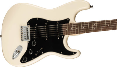 Fender Squier Bullet Stratocaster HT, Black Pickguard - Olympic White