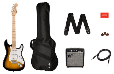 Fender Squier Sonic Stratocaster Pack - 2-Color Sunburst