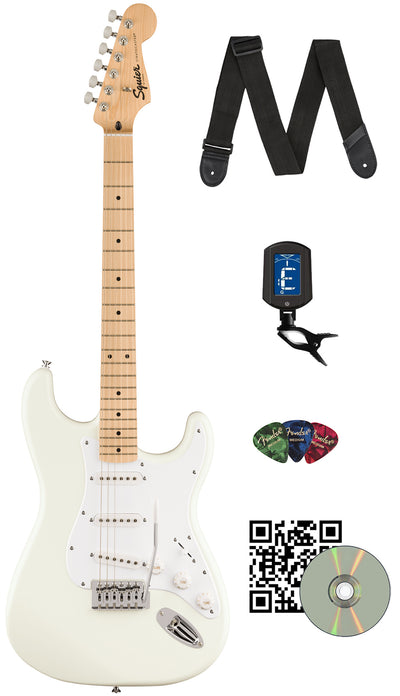 Fender Squier Sonic Stratocaster - Arctic White w/ Tuner