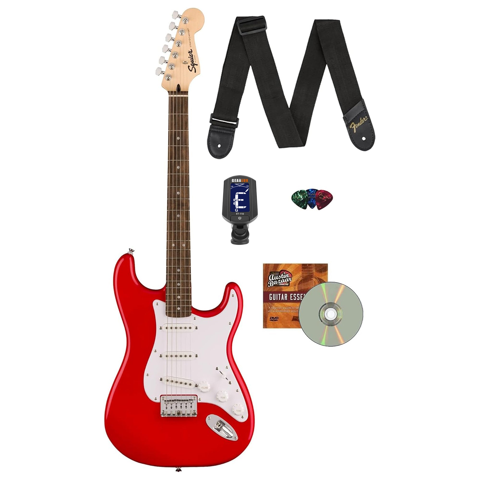 Fender Squier Sonic Stratocaster HT - Torino Red w/ Tuner