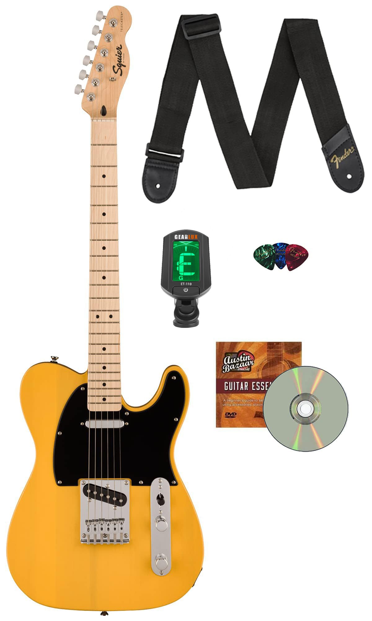 Fender Squier Sonic Telecaster - Butterscotch Blonde w/ Tuner