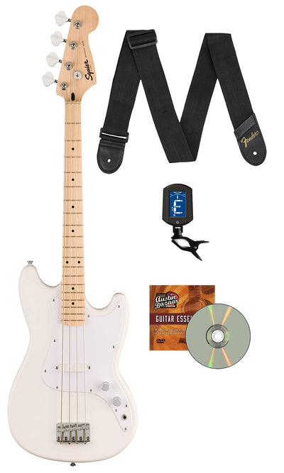 Fender Squier Sonic Bronco Bass - Arctic White w/ Tuner
