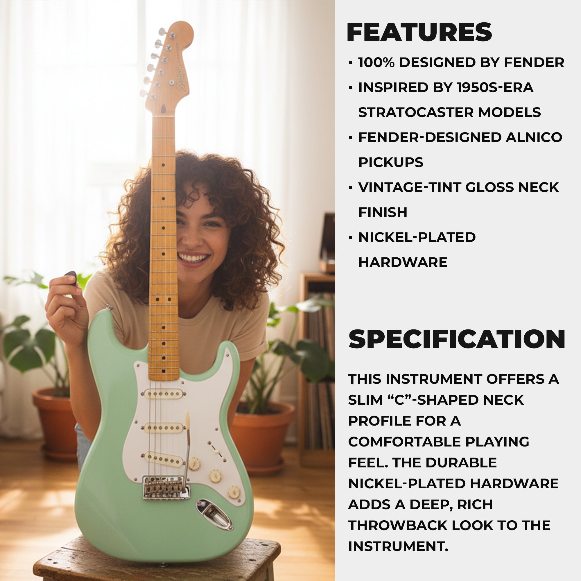 Fender Squier Classic Vibe '50s Stratocaster - Surf Green