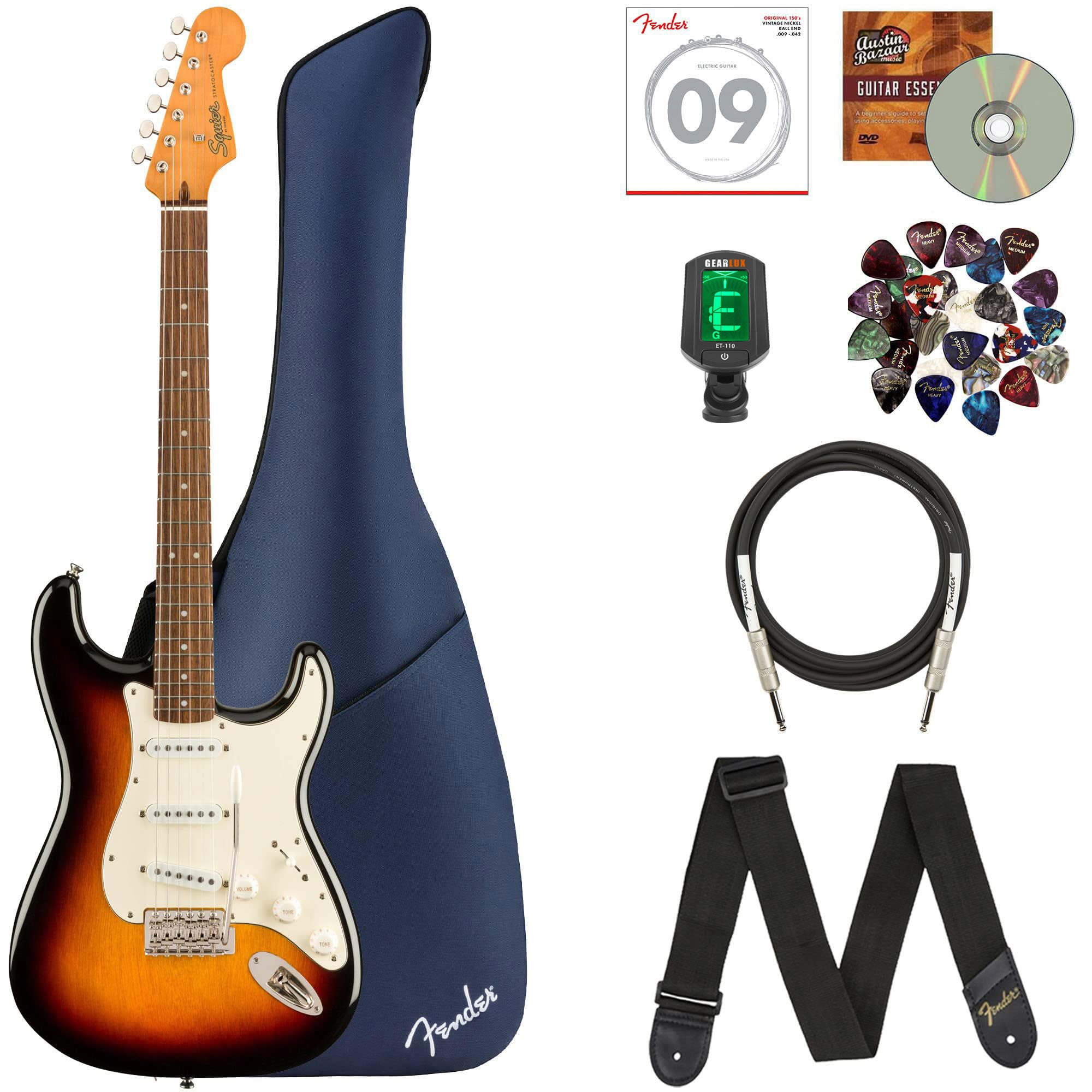 Fender Squier Classic Vibe '60s Stratocaster - Lake Placid Blue w/ Gig Bag