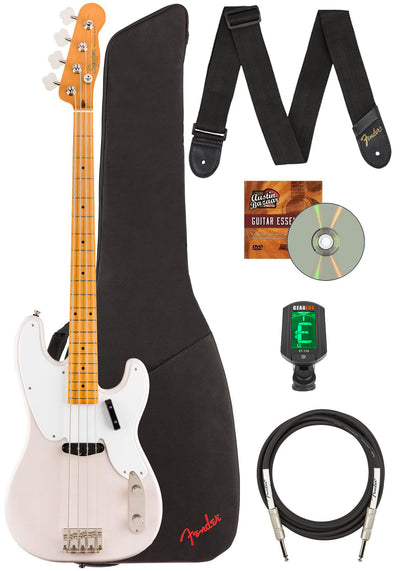 Fender Squier Classic Vibe '50s Precision Bass - White Blonde w/ Gig Bag