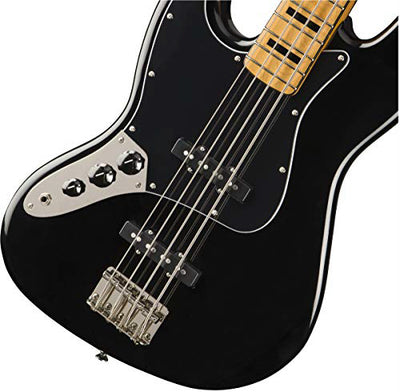 Fender Squier Classic Vibe '70s Jazz Bass, Left Handed - Black