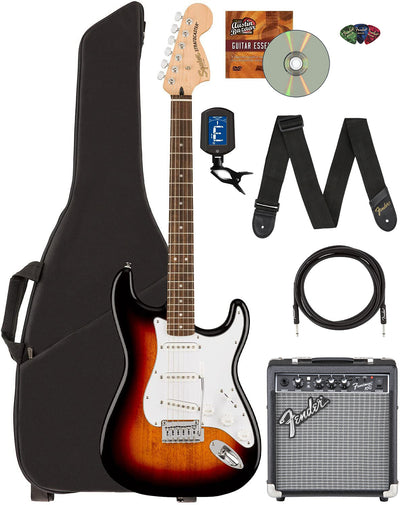 Fender Squier Affinity Stratocaster - 3-Color Sunburst w/ Frontman 10G Amplifier