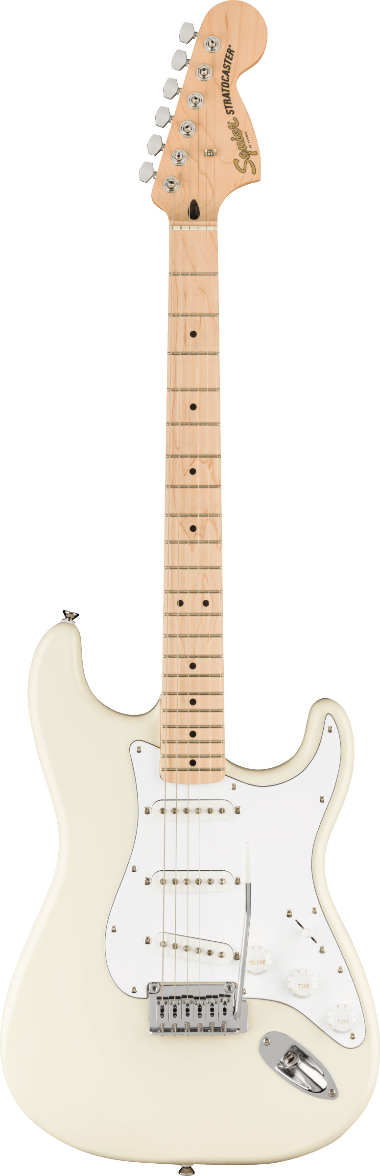 Squier by Fender Stratocaster　 ホワイト Fender Squier Affinity Stratocaster, Maple - Olympic White w/ Gig