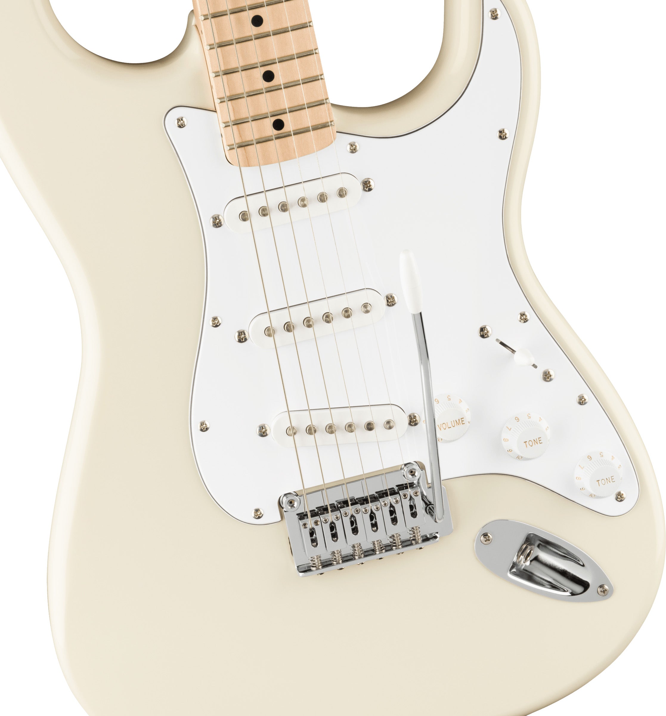 Fender Squier Affinity Stratocaster, Maple - Olympic White w/ Gig