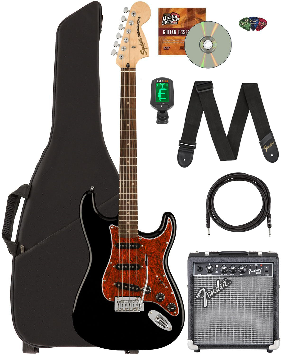 Fender Squier Affinity Stratocaster - Black Limited Edition