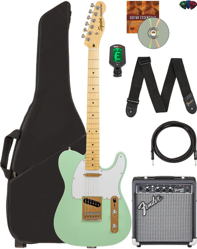 Fender Squier Affinity Telecaster - Surf Green w/ Frontman 10G Amplifier