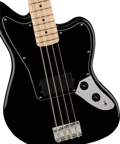 Fender Squier Affinity Jaguar Bass H - Black w/ Rumble 15 Amplifier