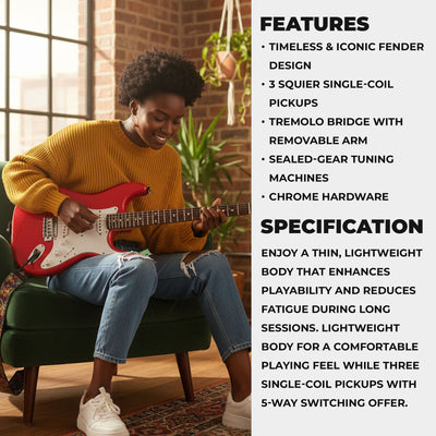 Fender Squier Stratocaster - Torino Red