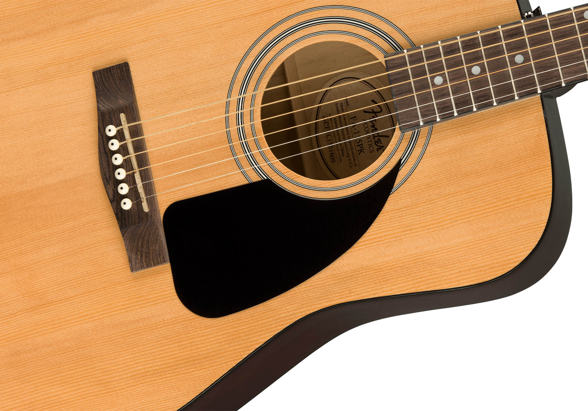 Fender FA-115 Dreadnought Acoustic Guitar - Natural w/ Gig Bag