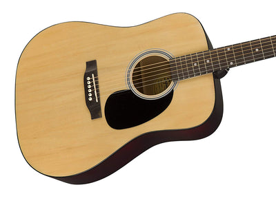Fender Squier Dreadnought Acoustic Guitar - Natural w/ Hard Case