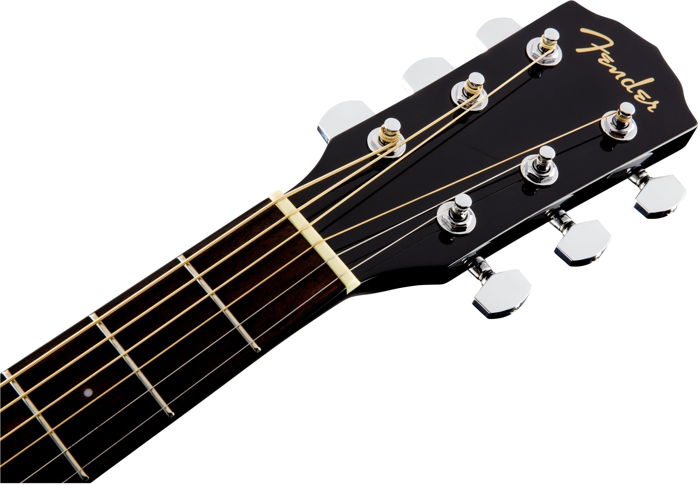 Fender CD-60SCE Solid Top Dreadnought Acoustic-Electric Guitar - Black w/ Hard Case