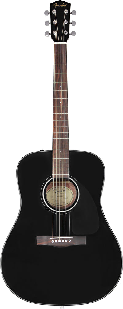 Fender CD-60 Dreadnought Acoustic Guitar - Black