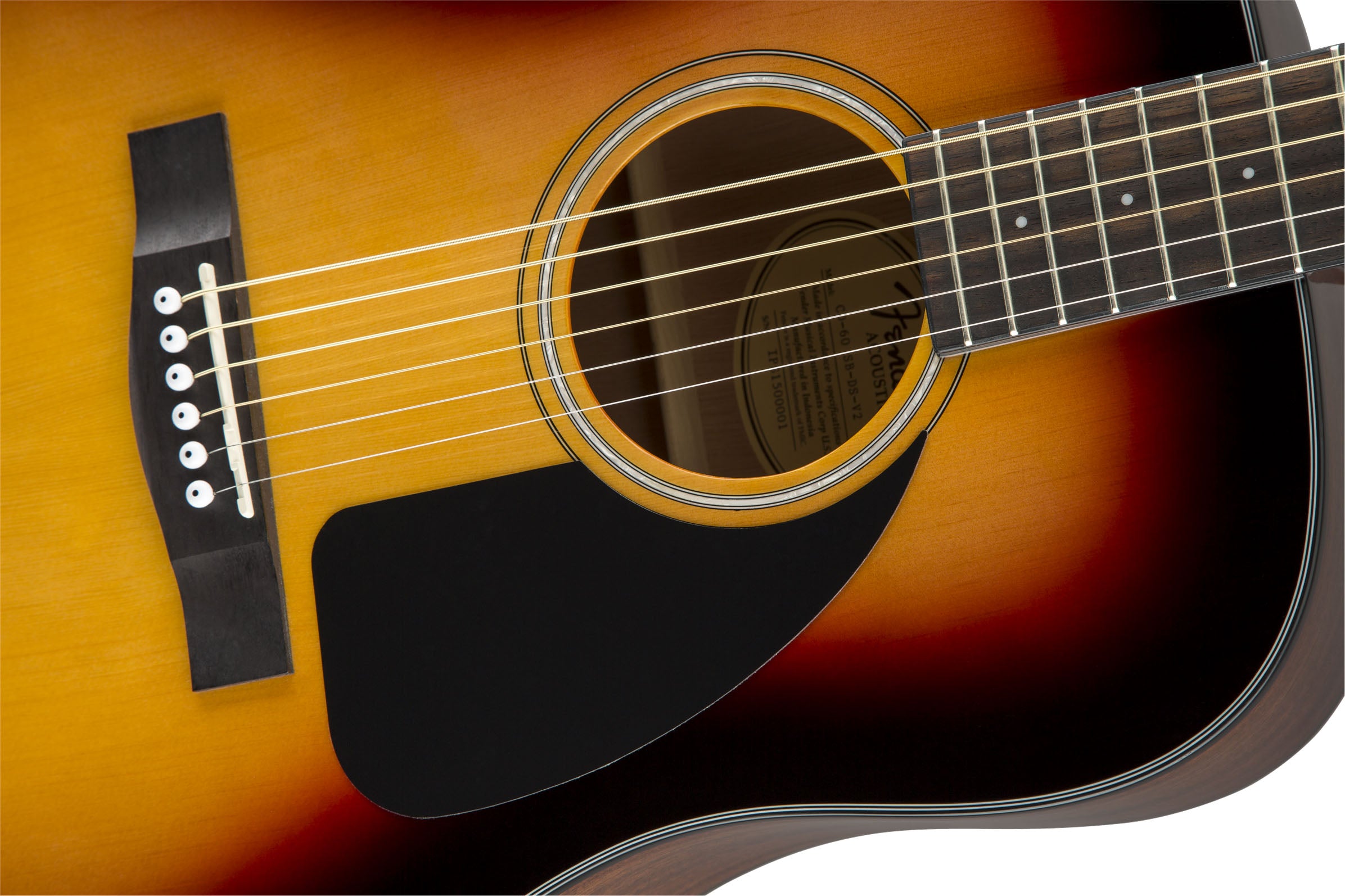Fender CD-60 Dreadnought Acoustic Guitar - Sunburst w/ Hard Case