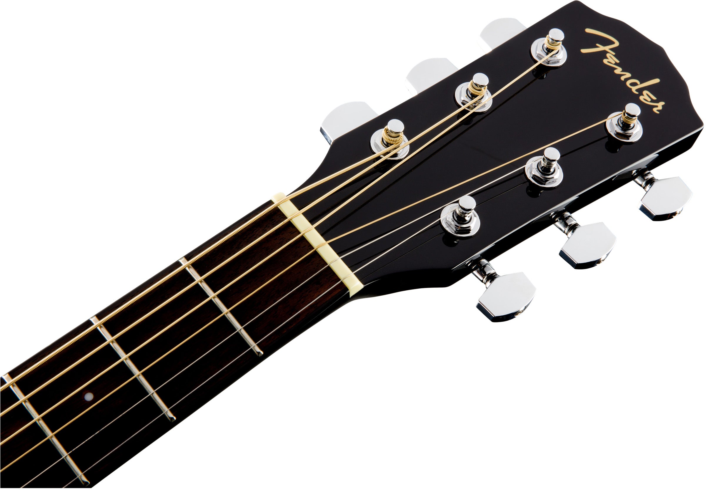 Fender CD-60SCE Solid Top Dreadnought Acoustic-Electric Guitar - Black