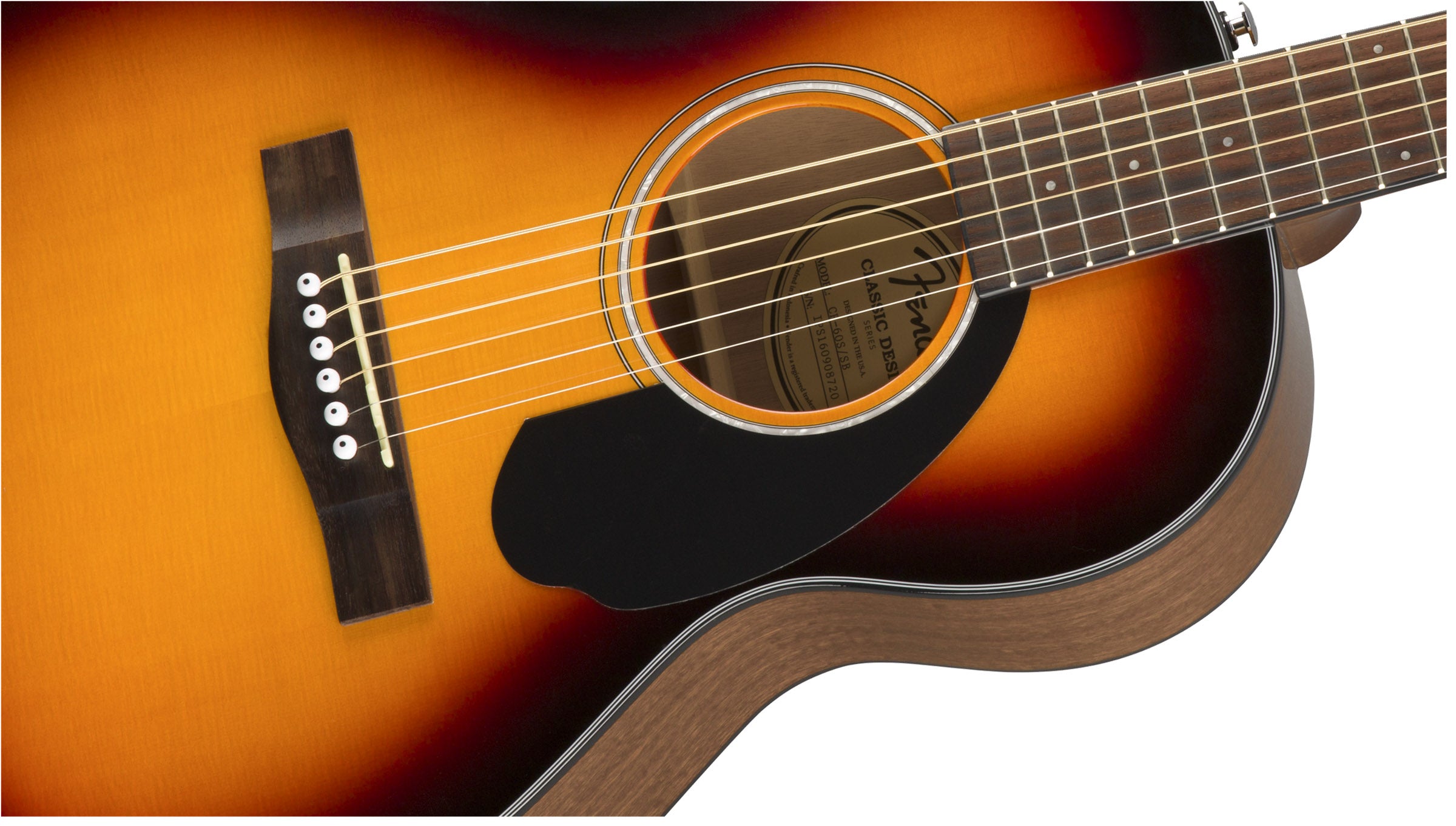 Fender CP-60S Solid Top Parlor Acoustic Guitar