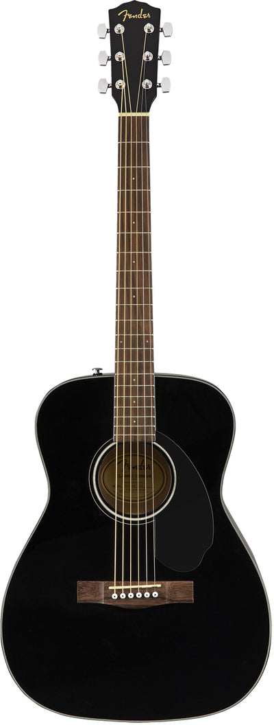 Fender CC-60S Solid Top Concert Acoustic Guitar - Black