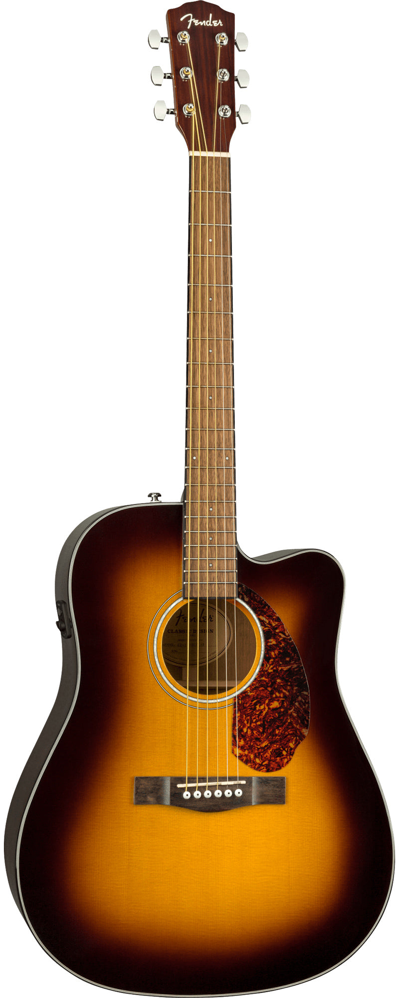 Fender CD-140SCE Dreadnought Cutaway Acoustic-Electric Guitar - Sunburst