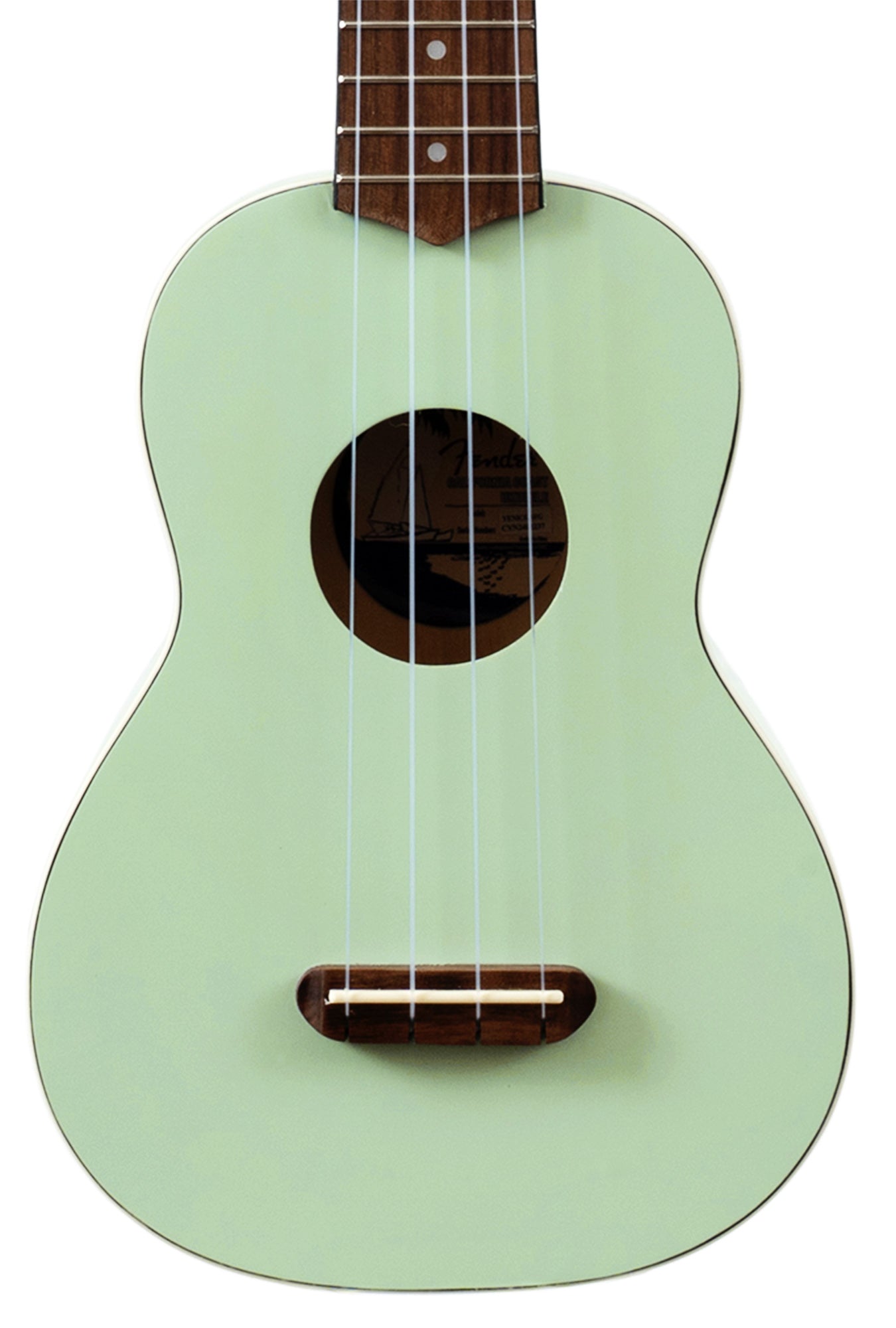 Fender Venice Soprano Ukulele - Surf Green w/ Gig Bag