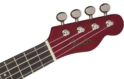 Fender Venice Soprano Ukulele - Cherry w/ Gig Bag