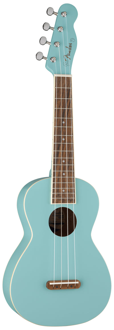 Fender Monterey Concert Ukulele - Daphne Blue w/ Gig Bag