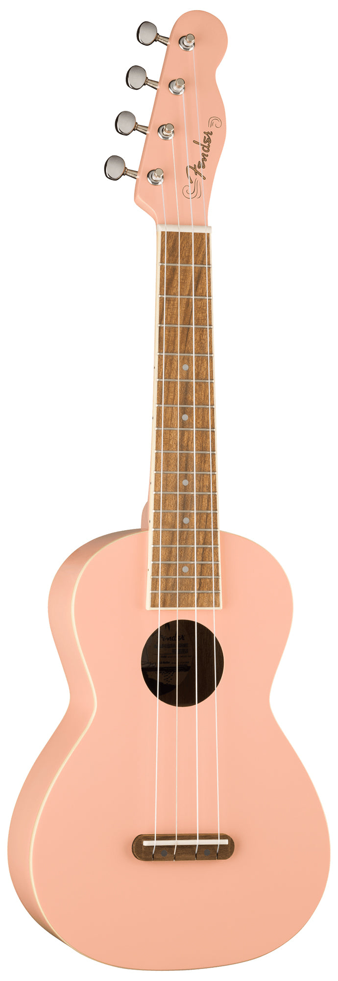 Fender Monterey Concert Ukulele - Shell Pink w/ Gig Bag