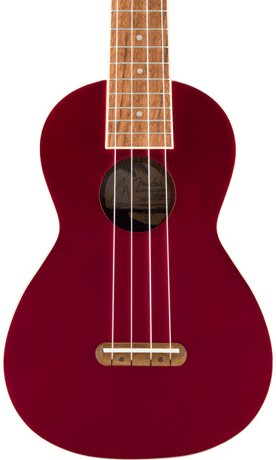 Fender Monterey Concert Ukulele - Cherry w/ Gig Bag