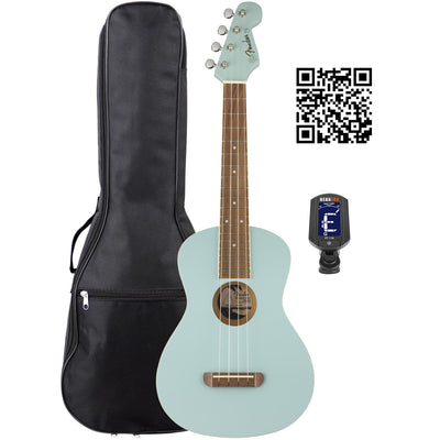 Fender Avalon Tenor Ukulele - Daphne Blue w/ Gig Bag